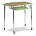 Zuma Adjustable-Height Bowfront Student Desk