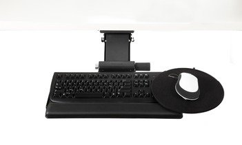 Move Articulating Keyboard Tray with Clipmouse Pad