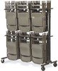 Virco Two-Tier Folding Chair Cart