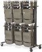 Virco Two-Tier Folding Chair Cart